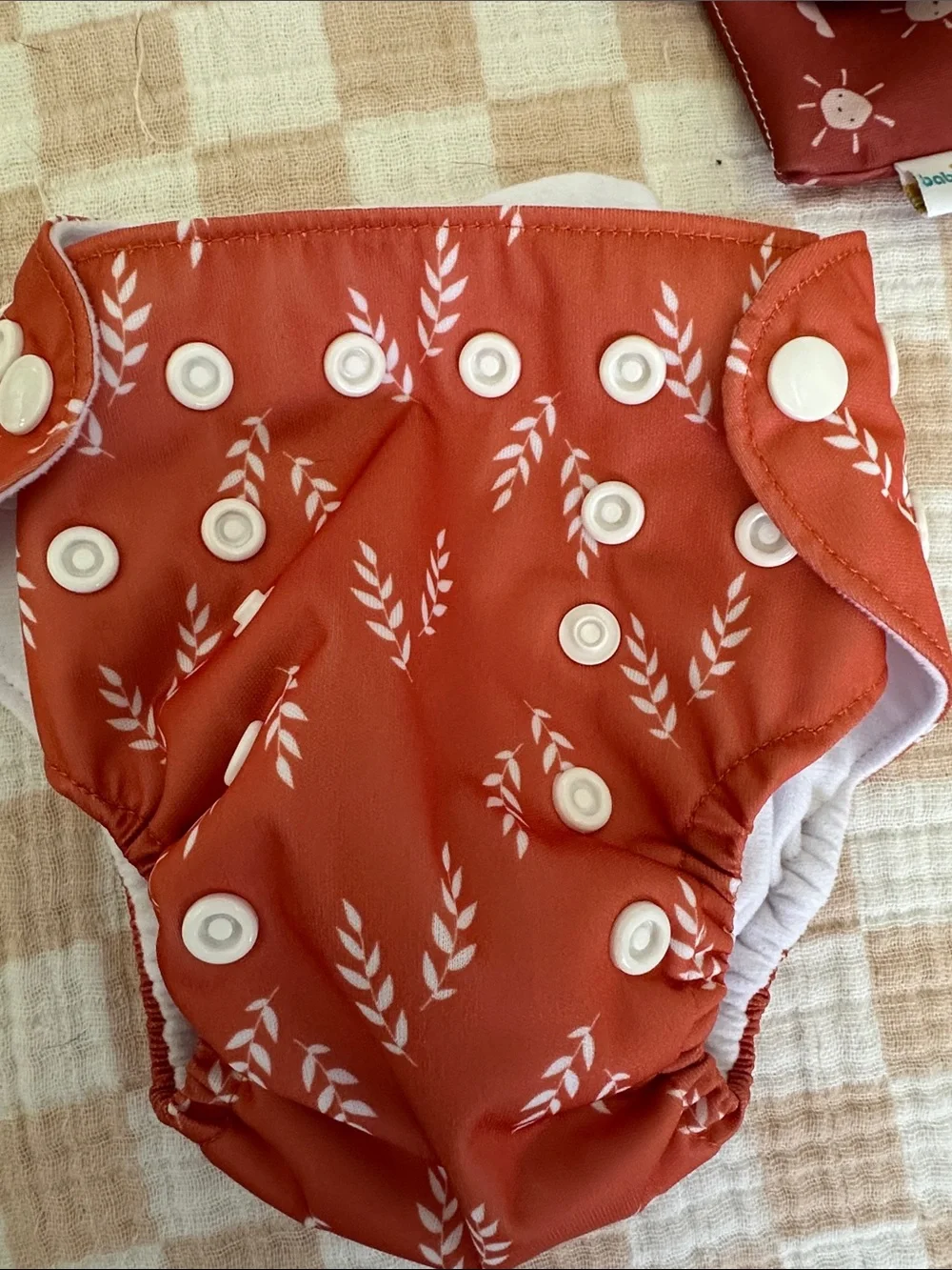 Babygoal Baby’Waterproof Wet Bag and Reusable Cloth Diaper Set of 6